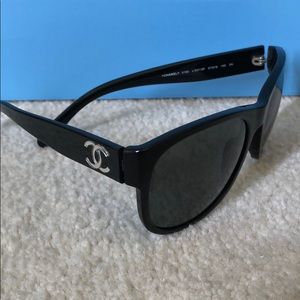 Chanel black sunglasses